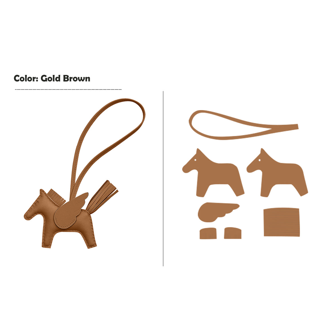 G8activist® Sheep Leather Flying Horse Charm DIY Kits - Image 26
