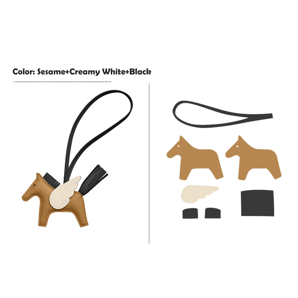 G8activist® Sheep Leather Flying Horse Charm DIY Kits - Image 27