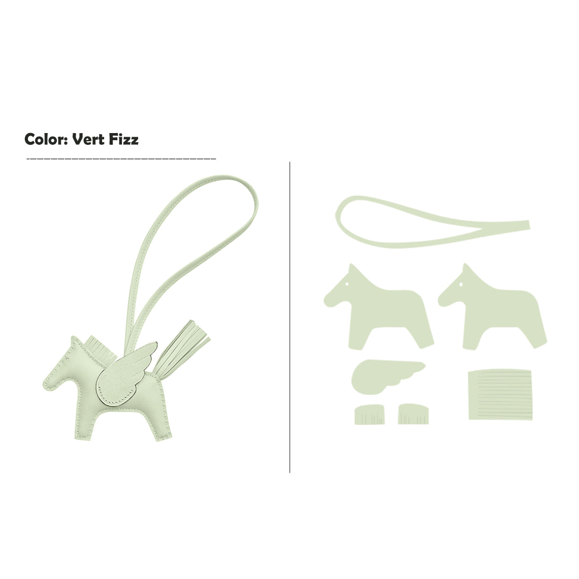 G8activist® Sheep Leather Flying Horse Charm DIY Kits - Image 28