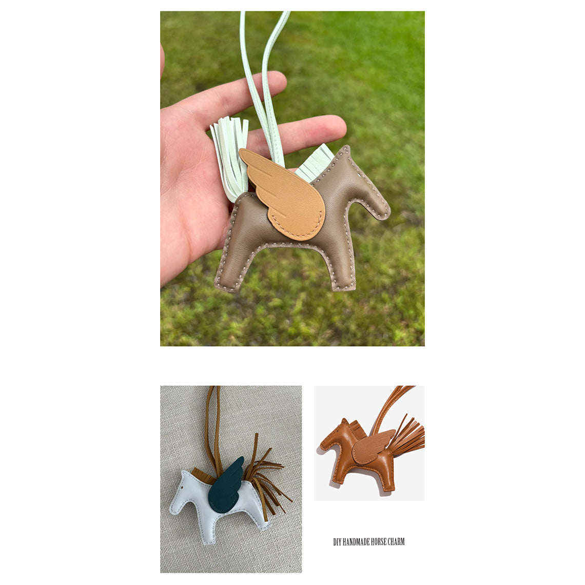 G8activist® Sheep Leather Flying Horse Charm DIY Kits - Image 3