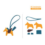 G8activist® Sheep Leather Flying Horse Charm DIY Kits