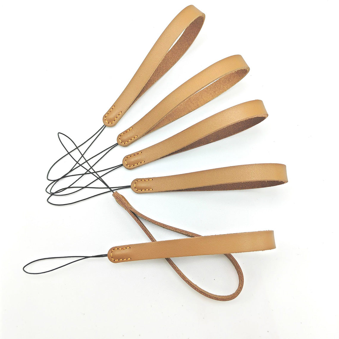 Vegetable Tanned Leather Wrist Lanyard - Image 2