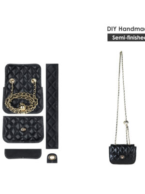 G8activist® Top Grain Leather Quilted Lipstick Pouch DIY Kits