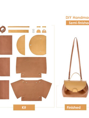 G8activist® Top Grain Leather Inspired Smile Bag DIY Kits