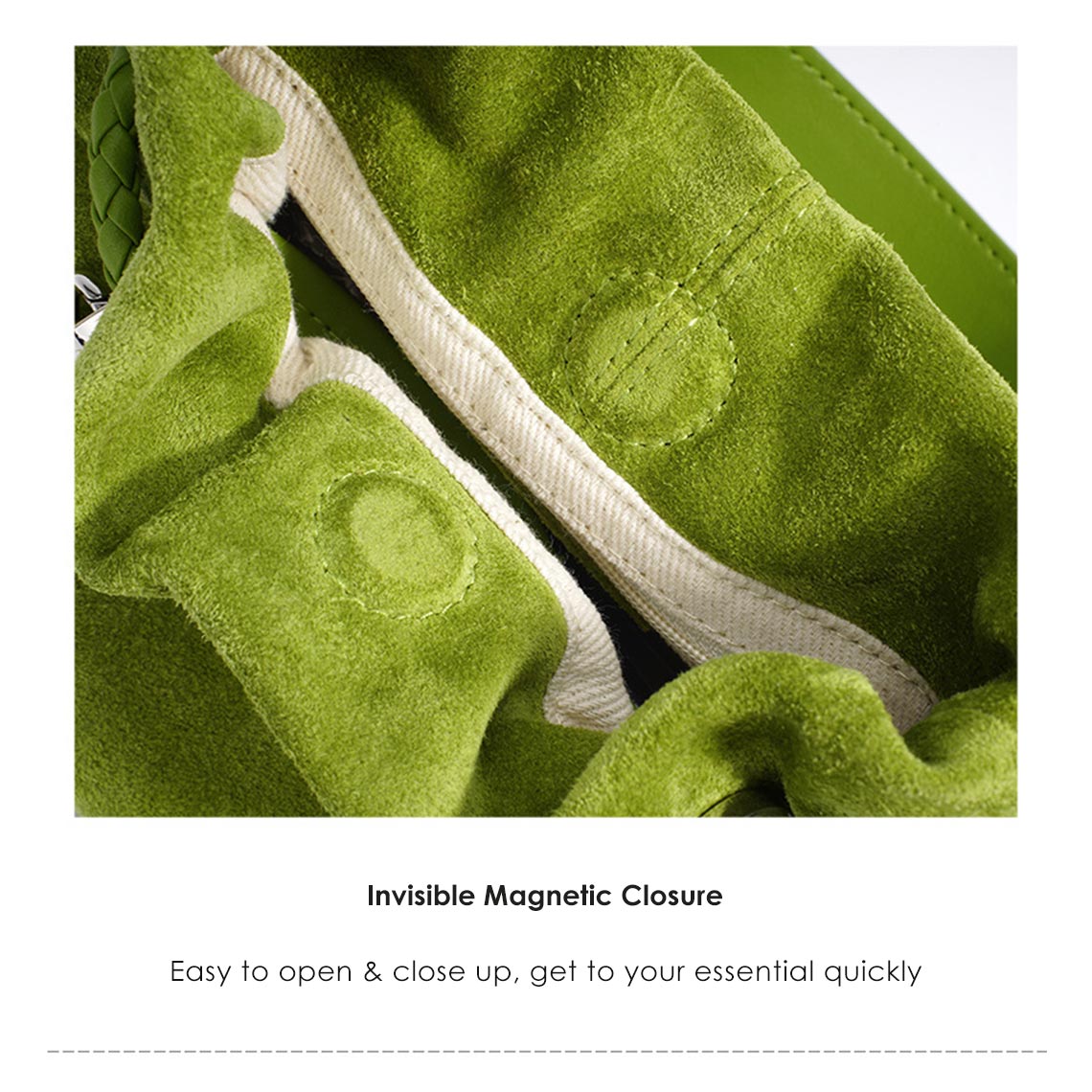 Suede Leather Summer Drawstring Shoulder Bag - Image 10