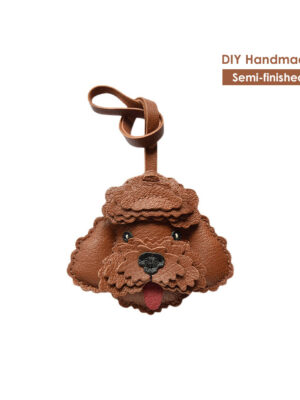 G8activist® Sheep Leather Teddy Dog Keychain DIY Kits