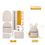 G8activist® Leather Contrast Color Backpack DIY Kit