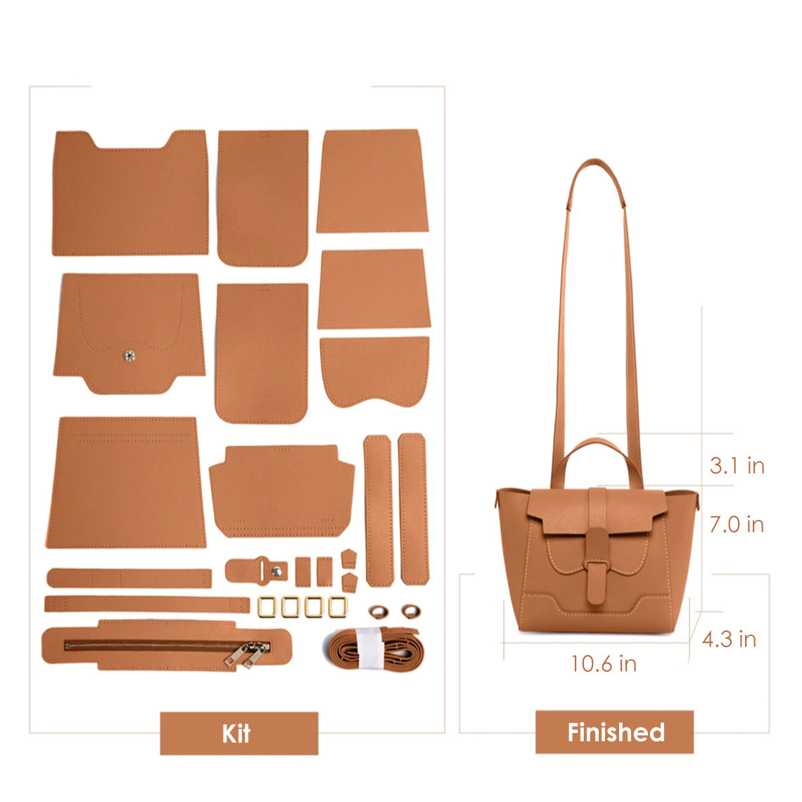 G8activist® Leather Maestro Bag DIY Kit - Image 7