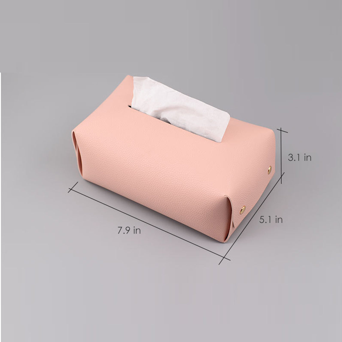 G8activist® Leather Handmade Tissue Box - Image 3