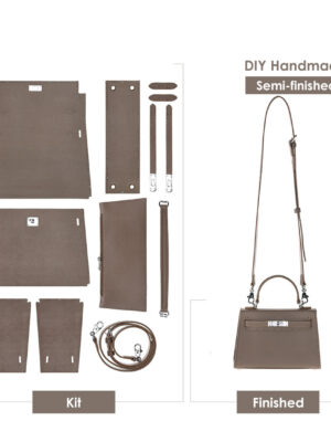 G8activist® Top Grain Leather Inspired Sellier Kylie Bag DIY Kit | Price Drop at Checkout