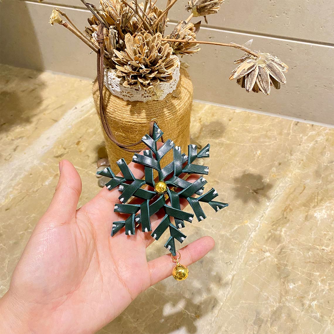 G8activist® Sheep Leather Snowflake Charm DIY Kit - Image 10