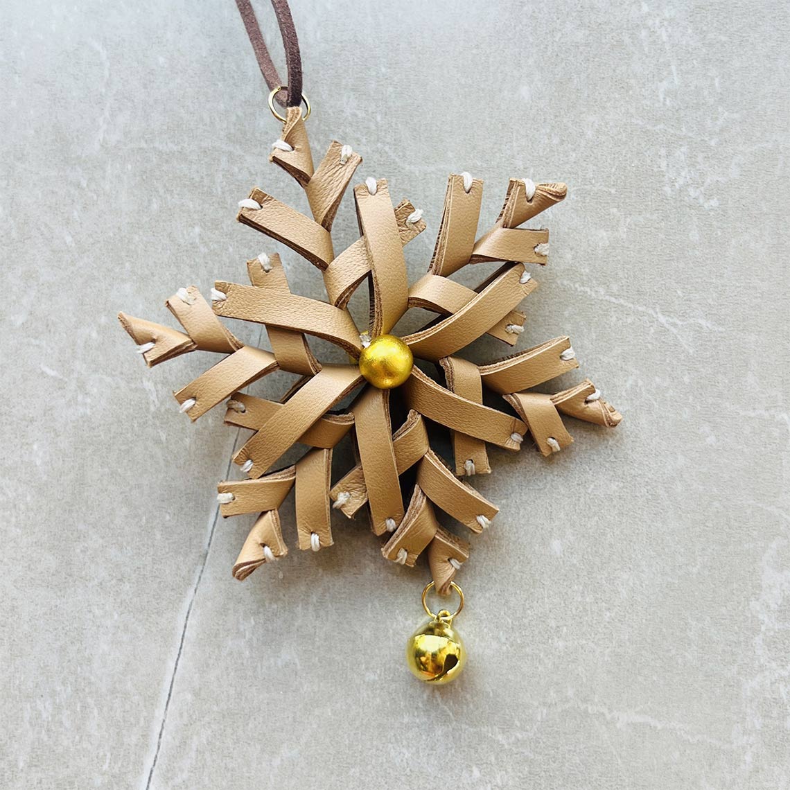 G8activist® Sheep Leather Snowflake Charm DIY Kit - Image 6