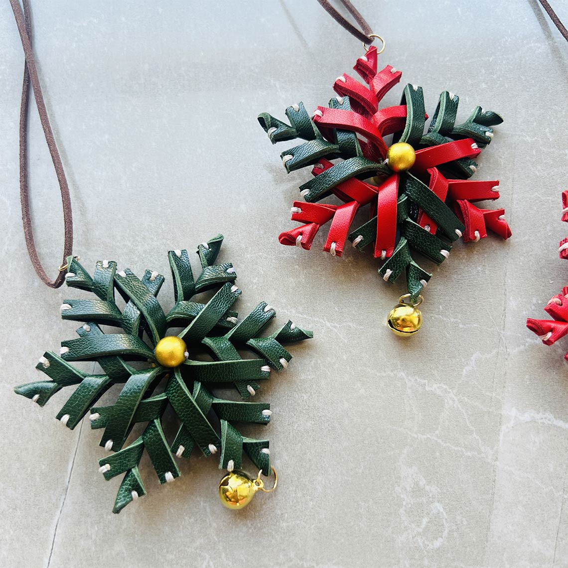 G8activist® Sheep Leather Snowflake Charm DIY Kit - Image 7