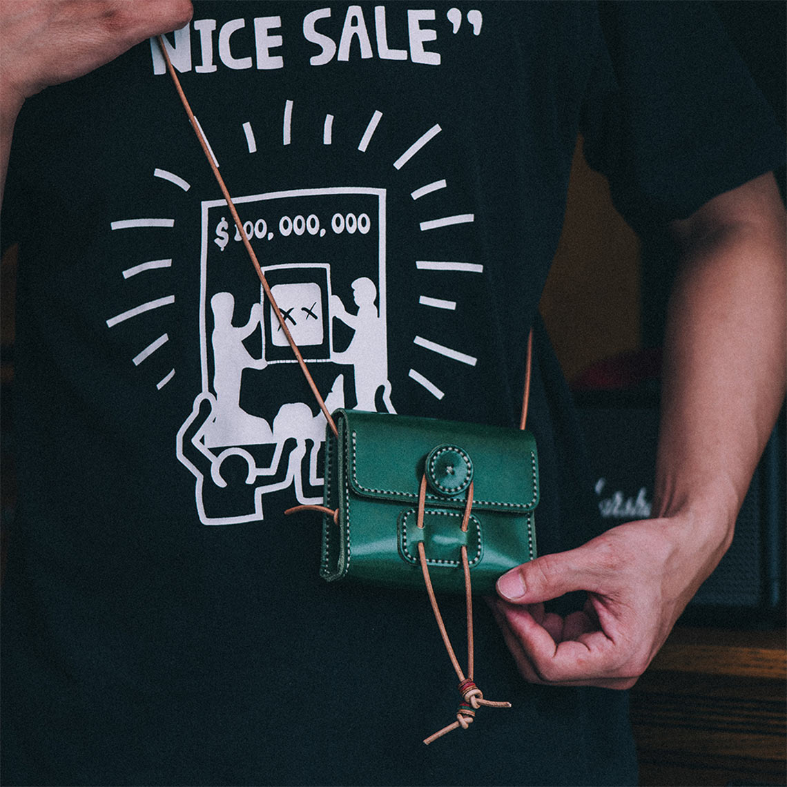 G8activist® Full Grain Leather Mini Square Bag DIY Kit - Image 8