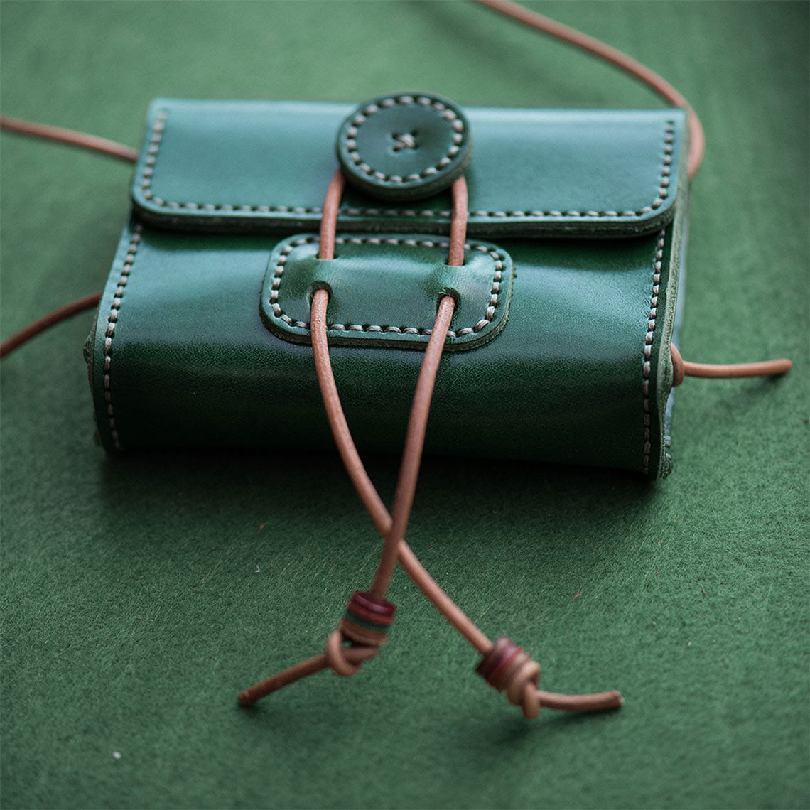 G8activist® Full Grain Leather Mini Square Bag DIY Kit - Image 7