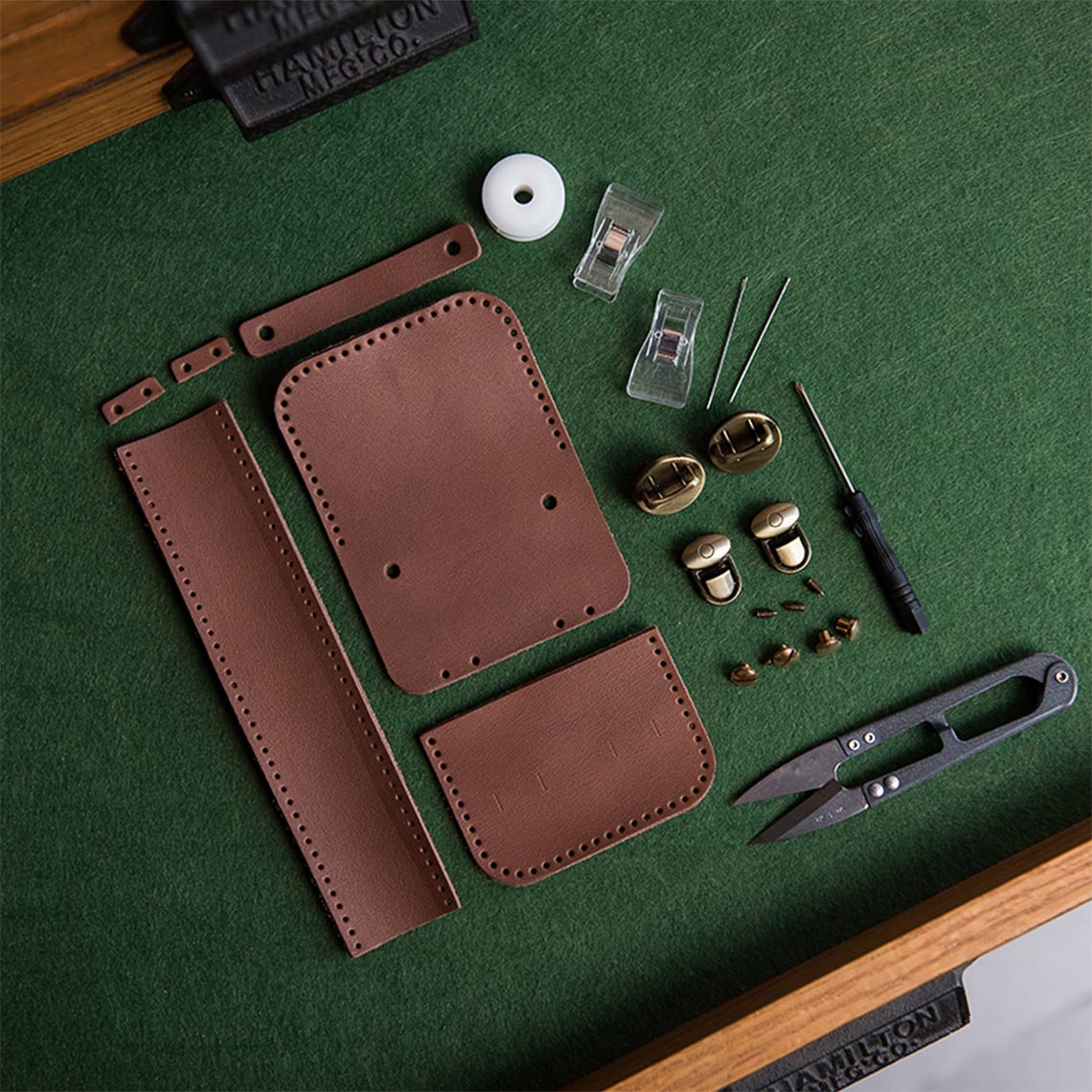 G8activist® Full Grain Leather Mini Satchel DIY Kit - Image 21