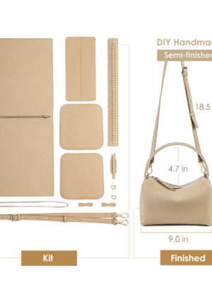 G8activist® Top Grain Leather Design Pillow Bag DIY Kit