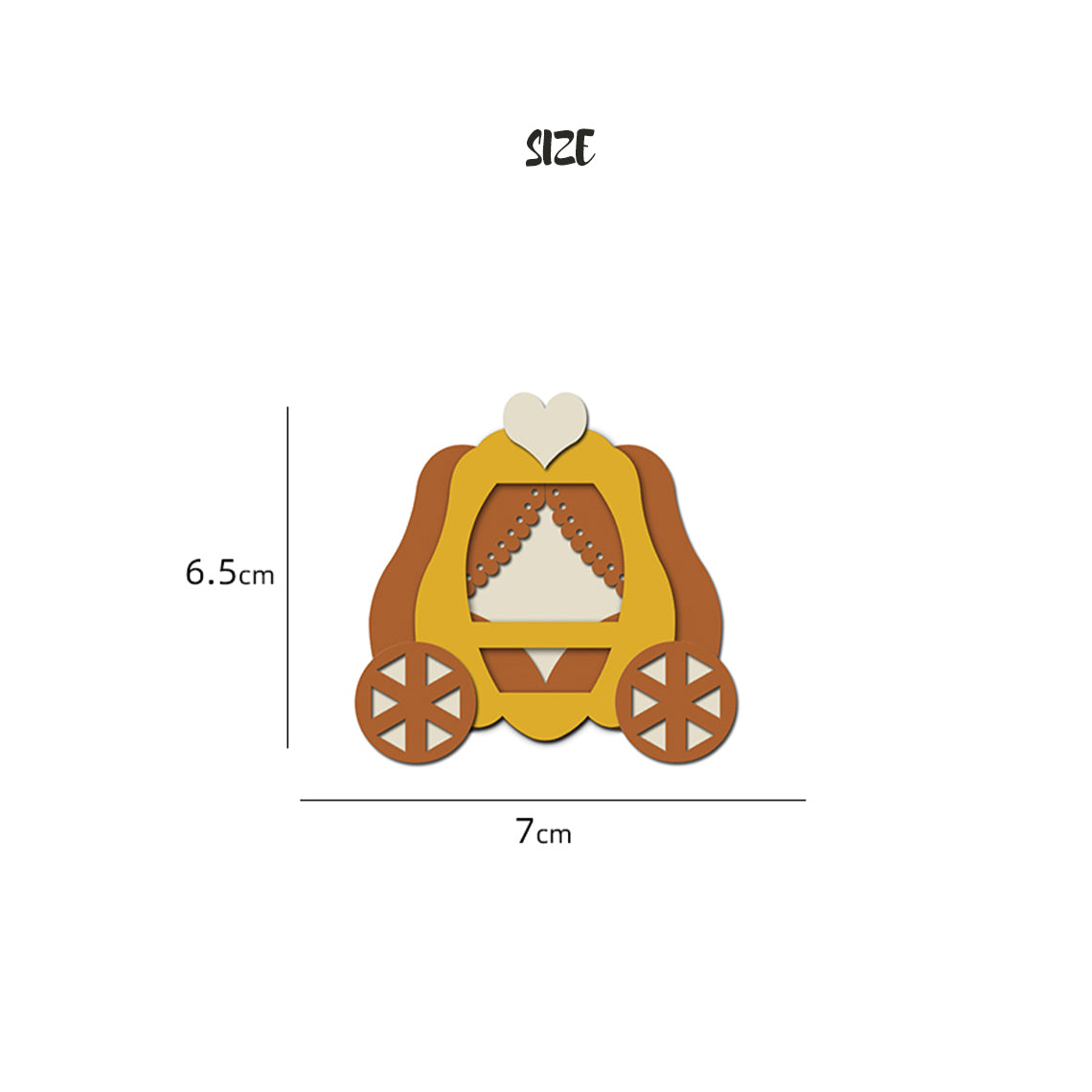 G8activist® Sheep Leather Pumpkin Carriage Bag Charm DIY Kit - Image 2