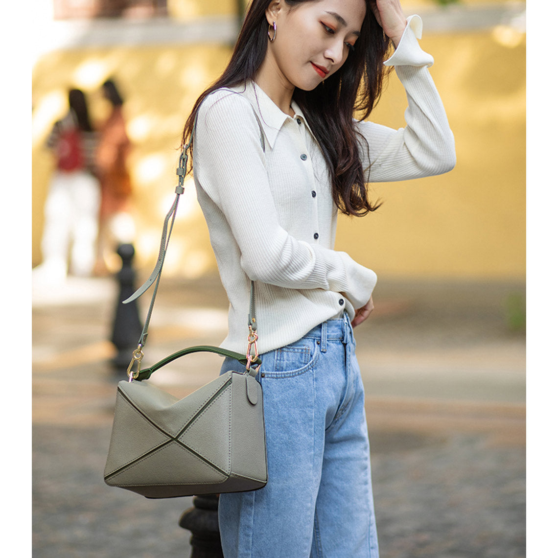 G8activist® Leather Geometry Crossbody Bag DIY Kit - Image 10