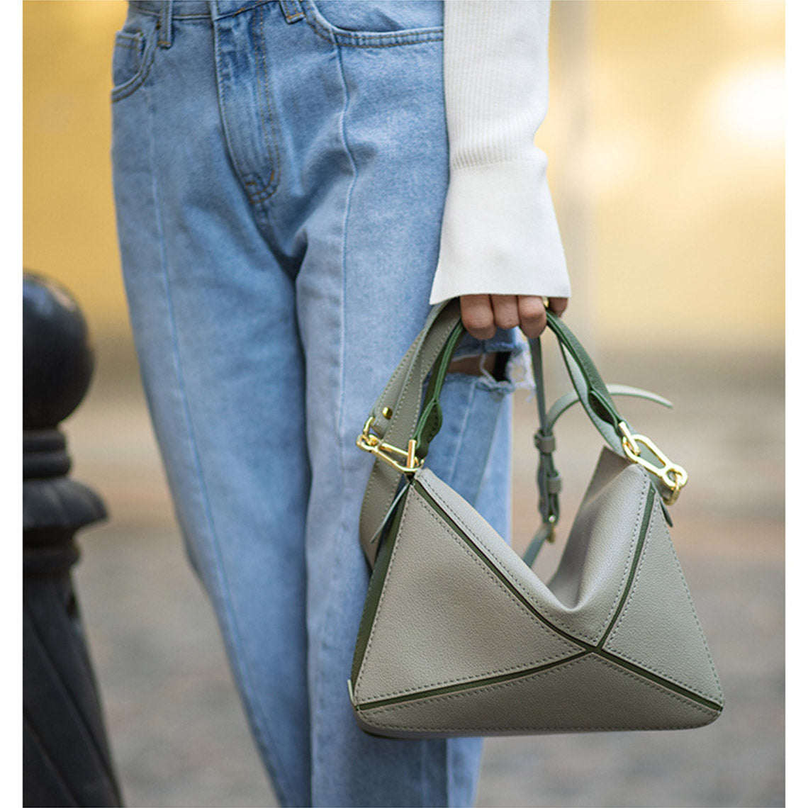 G8activist® Leather Geometry Crossbody Bag DIY Kit - Image 8