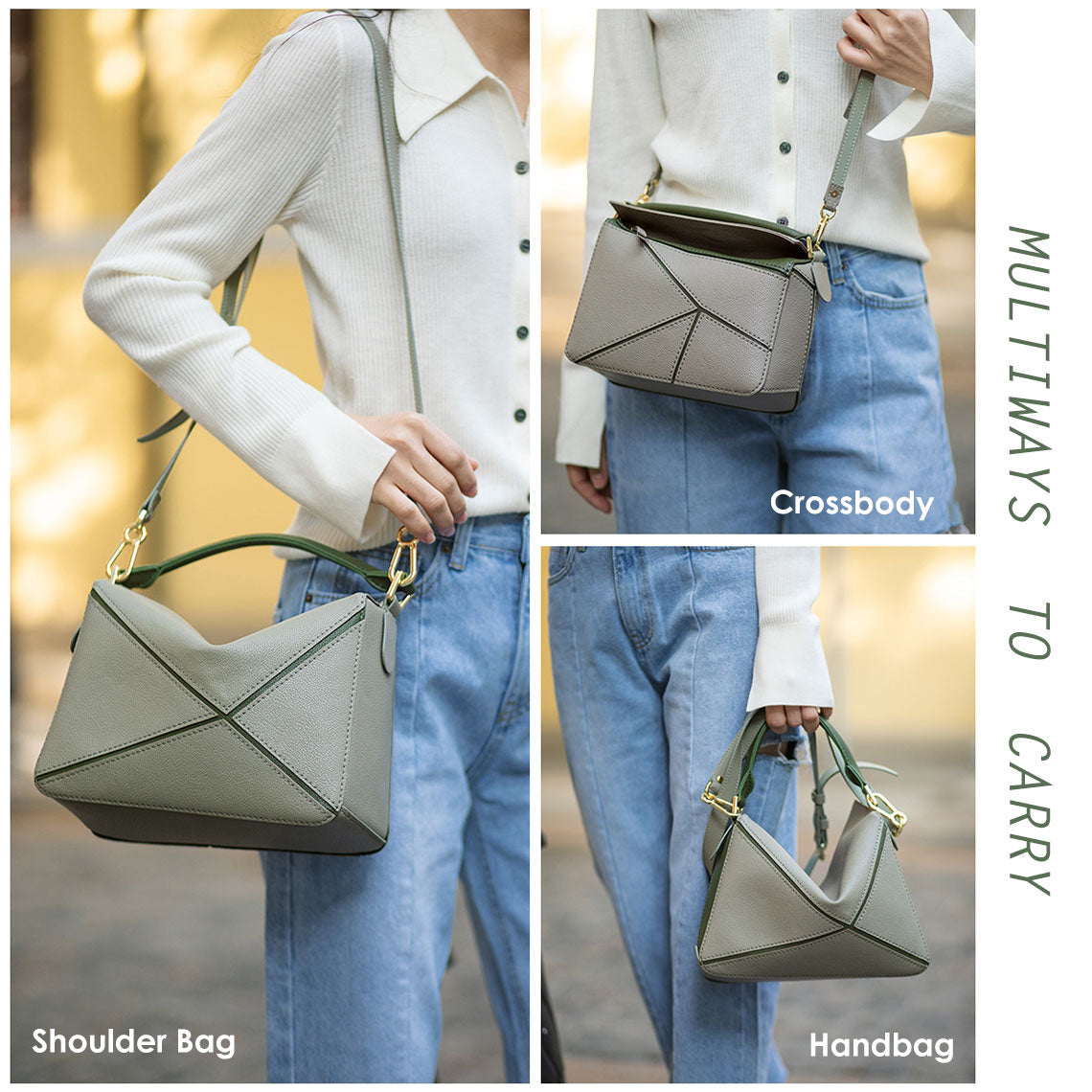 G8activist® Leather Geometry Crossbody Bag DIY Kit - Image 6