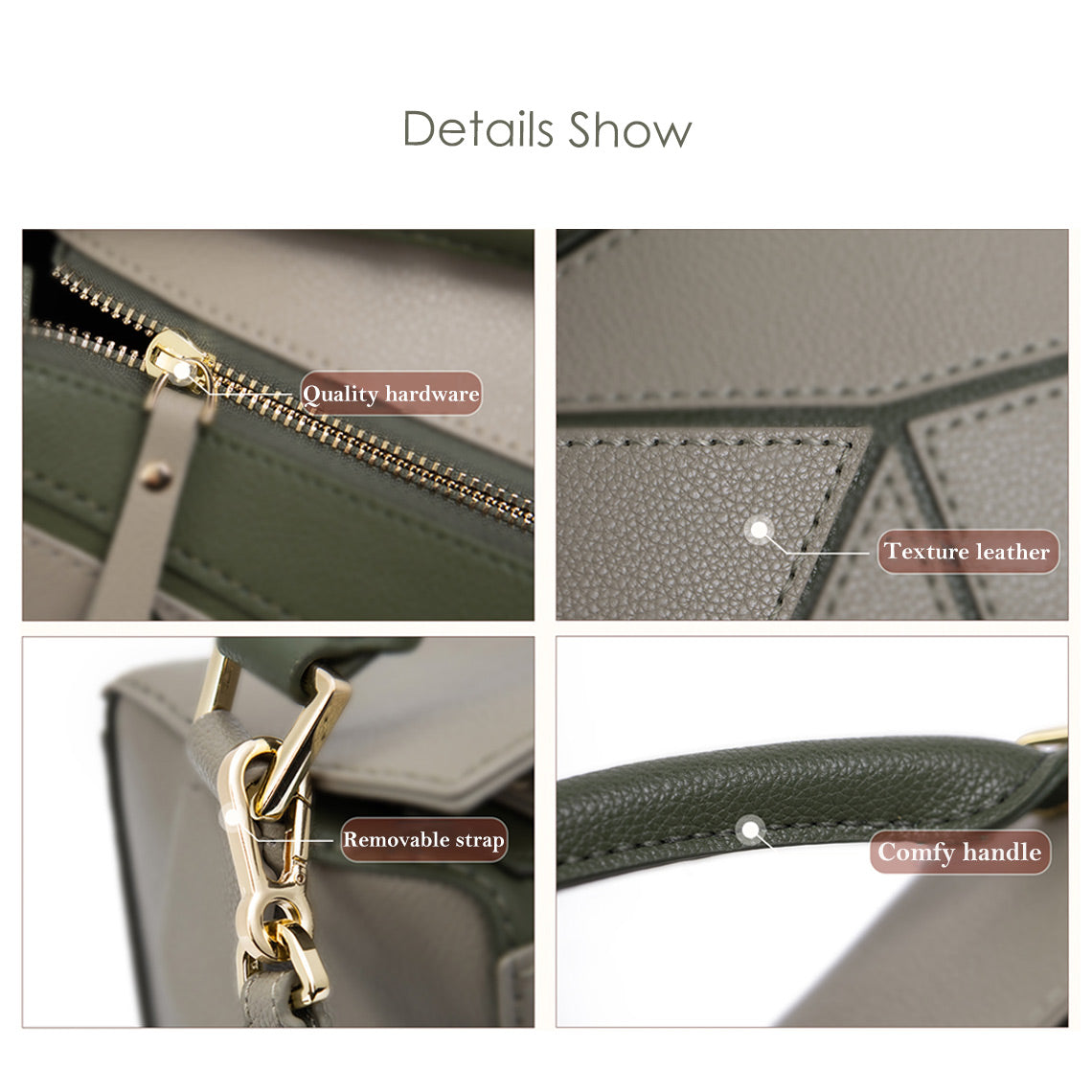 G8activist® Leather Geometry Crossbody Bag DIY Kit - Image 5