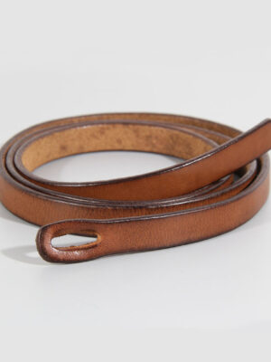 G8activist® Full Grain Leather Skinny Dress Belt for Women