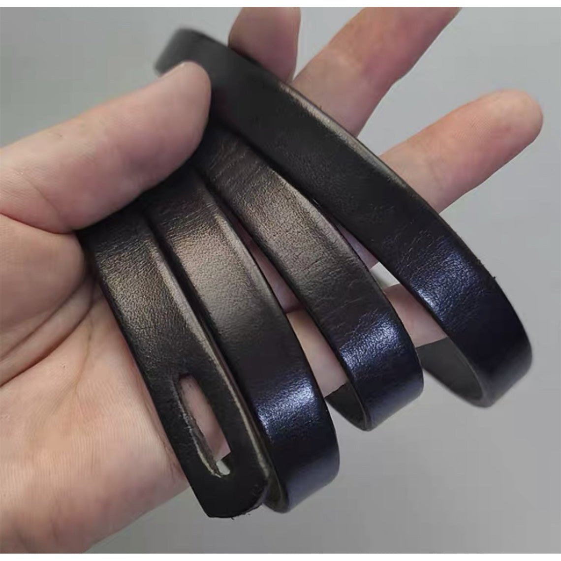 G8activist® Full Grain Leather Skinny Dress Belt for Women - Image 7