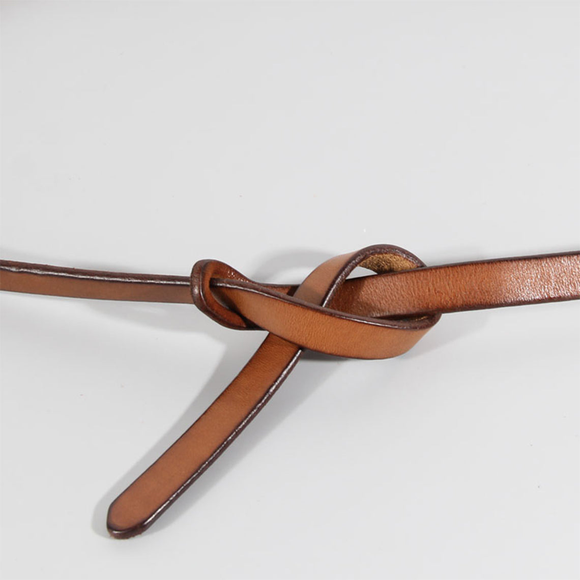 G8activist® Full Grain Leather Skinny Dress Belt for Women - Image 2