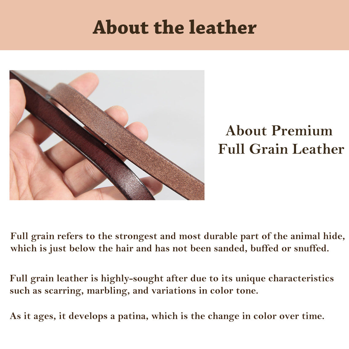 G8activist® Full Grain Leather Skinny Dress Belt for Women - Image 4