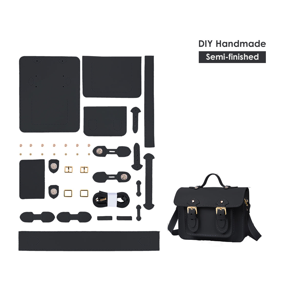 G8activist® Lady Leather Small Satchel Bag DIY Kit - Image 12