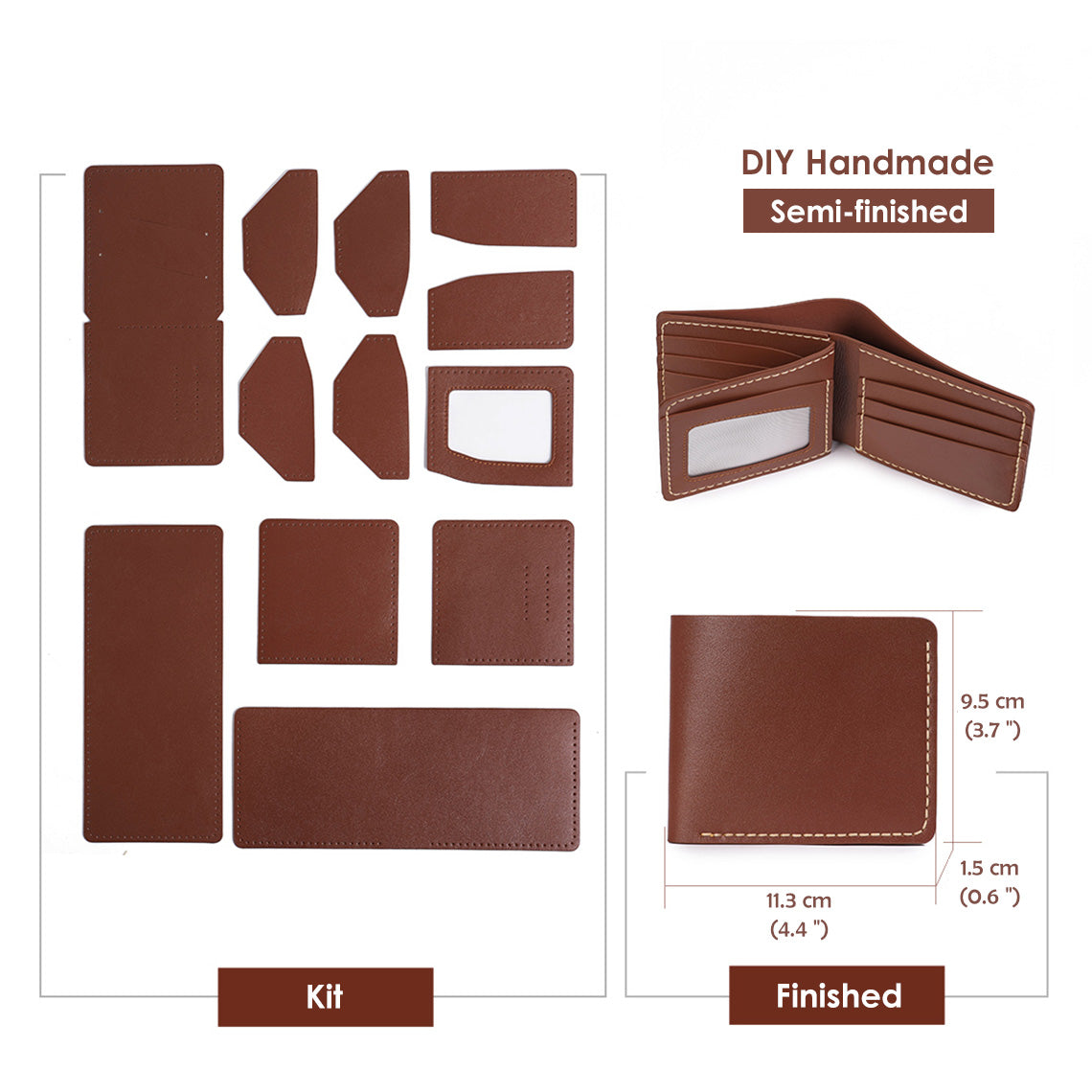 G8activist® Men Leather Wallet DIY Kit