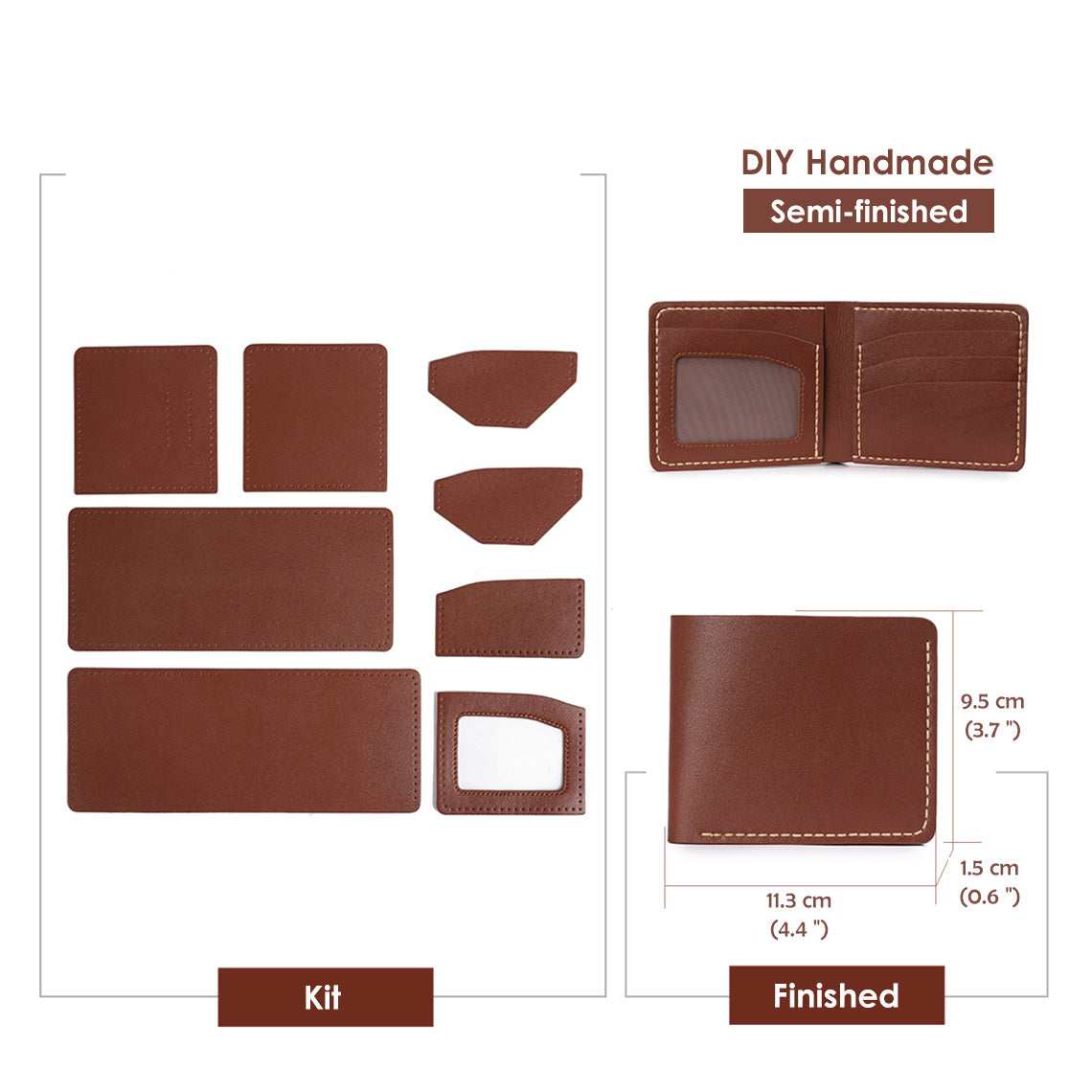 G8activist® Men Leather Wallet DIY Kit - Image 5