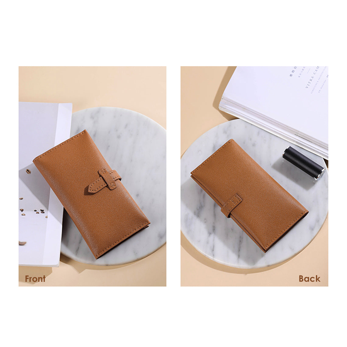 G8activist® Leather Slim Strap Bi-fold Bearn Wallet DIY Kit - Image 3